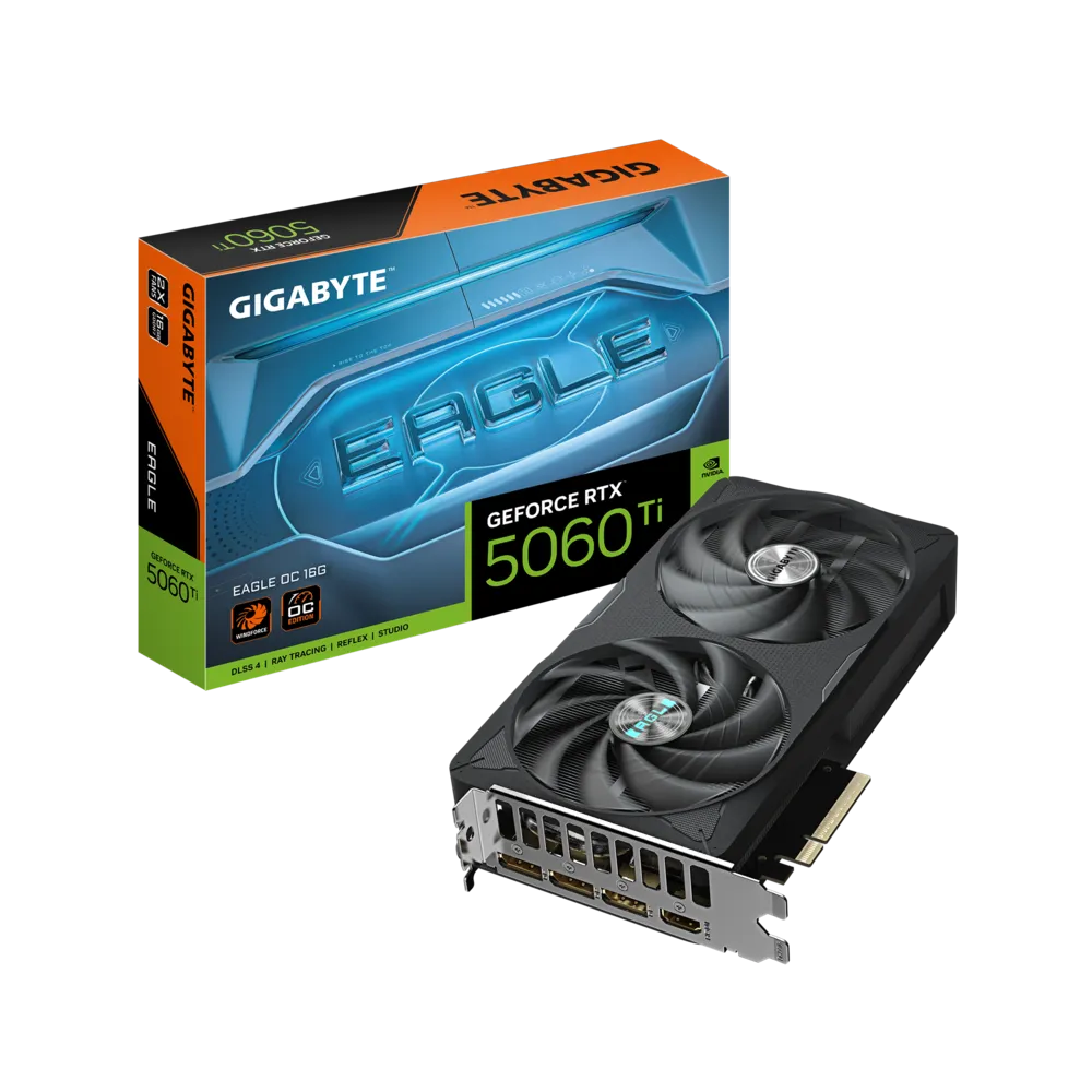 Tarjeta Grafica Gigabyte GeForce RTX 5060 Ti EAGLE OC 16G